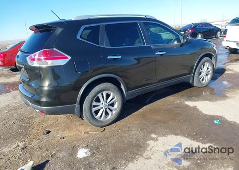 2015 Nissan Rogue Sv из США, поврежденный, VIN KNMAT2MT2FP544916